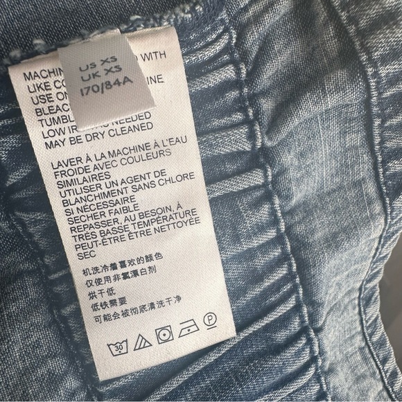 We the Free Free People We the Free Denim Strappy CropTop Tank - Picture 10 of 10